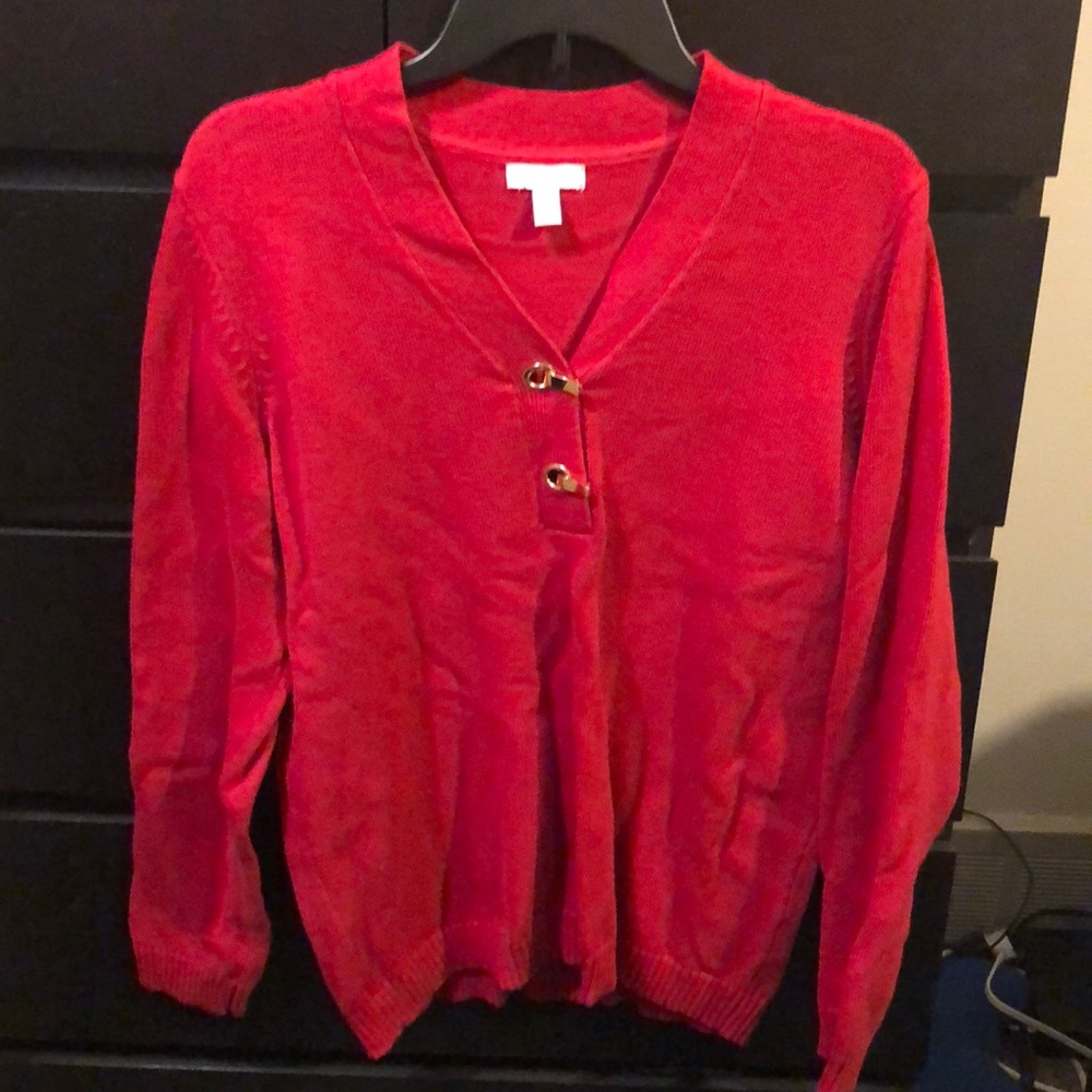 Red sweater